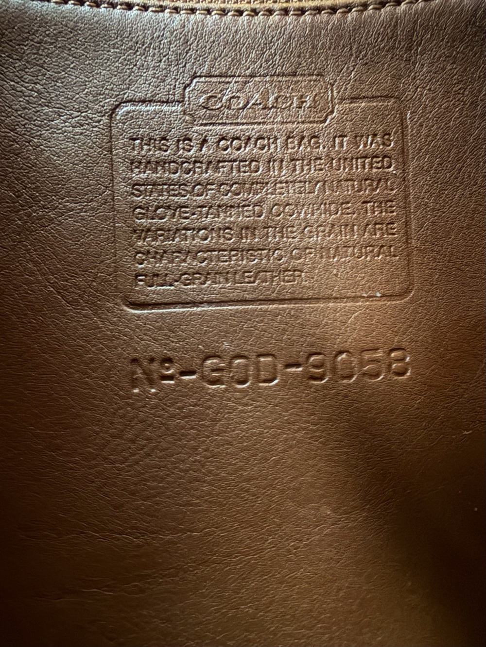 Vintage Coach Legacy Hobo in Vicuña Style 9058 - Picture 8 of 11